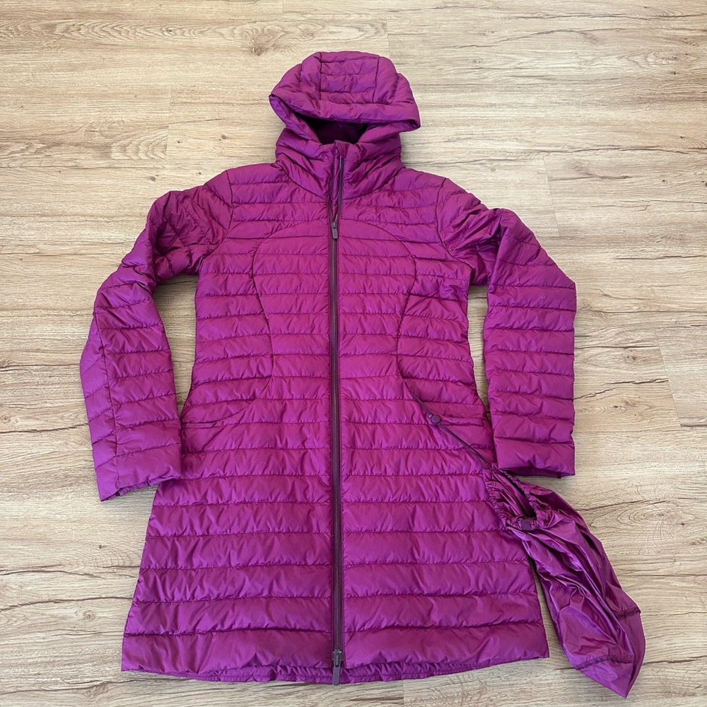 Lululemon Pack It Down Jacket Long marvel size 6